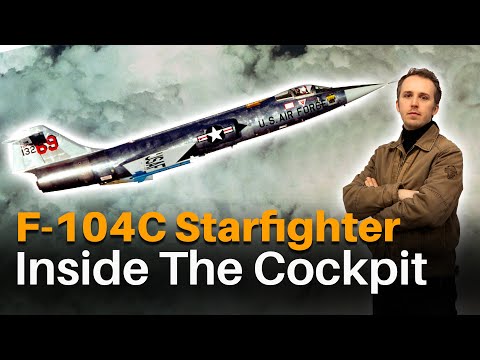 Inside the F-104C Starfighter: Full Cockpit Tour and Detailed Walkaround