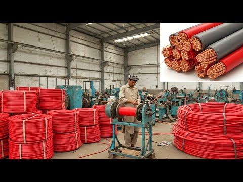 How Waste Old Shoes Are Recycled to Make Powerful Electric Wires - Incredible Manufacturing Process