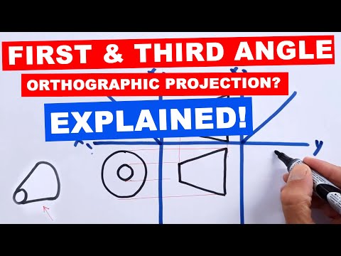 What's the difference between First Angle & Third Angle Orthographic Projection?