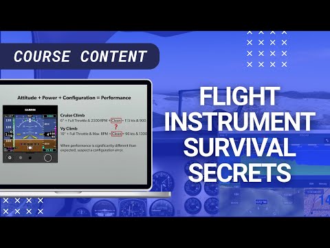 Flight Instrument Survival Secrets | IFR Skills for VFR Flying