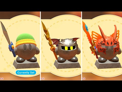 Kirby And The Forgotten Land - All Copy Abilites Showcase