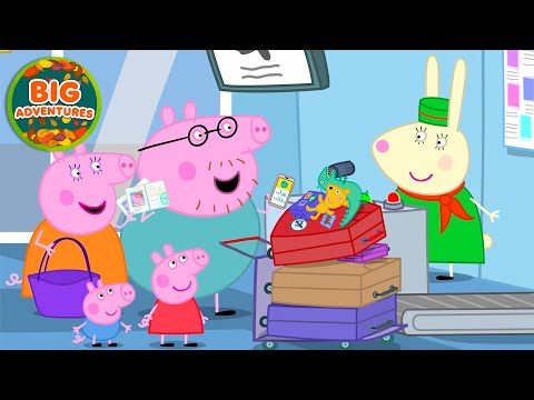 Peppa Pig’s GIANT Airport Adventure! ✈️ Peppa & George: Jetting Off on Holiday | Tales | 18 Minutes