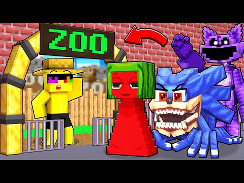 We Opened A Mob ZOO in Minecraft!