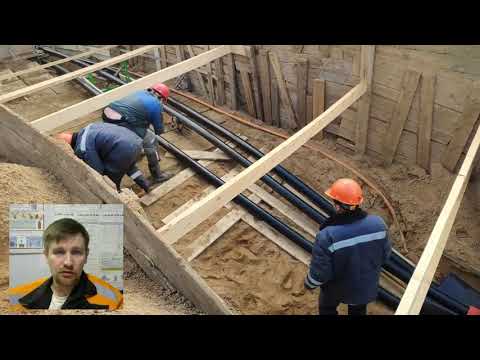 Работа кабельной бригады по прокладке высоковольтного кабеля в земле. Мой комментарий.