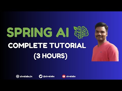 🚀  Spring AI Complete Tutorial (3 Hours)