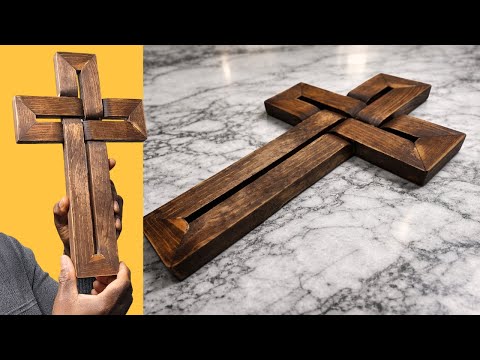 Make a STUNNING Wooden Cross (Easy DIY)