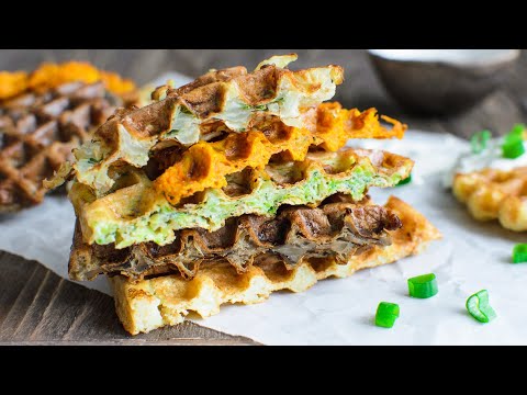 Вафли ИЗ ОВОЩЕЙ - 5 простых рецептов вафель🍴ВКУСНЕЙШИЕ вафли в вафельнице!