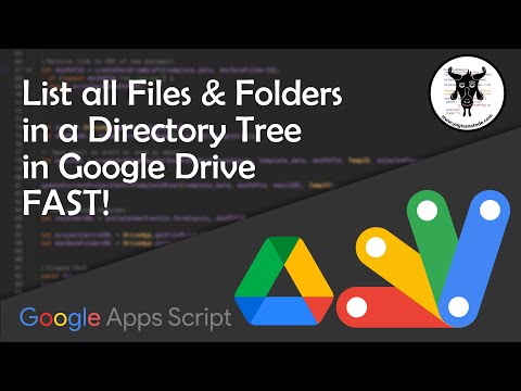 List all files and Folders in a Directory Tree in Google Drive with Apps Script
