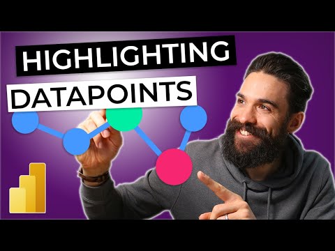 HIGHLIGHTING DATAPOINTS in Power BI