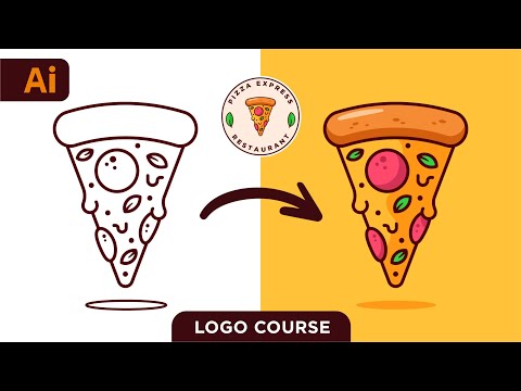 Illustrator Tutorial - Sketch to Vector Logo (HD)