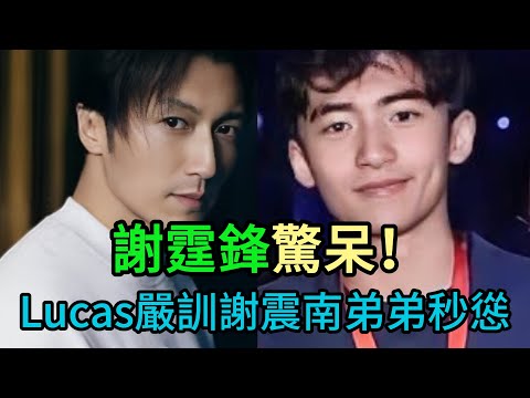 謝家繼承人定了！Lucas飯局上“嚴厲家法”伺候，謝震南當場變乖！謝霆鋒和狄波拉都插不上話！ #謝霆鋒 #張柏芝 #謝振軒 #謝振南 #Lucas #Quintus #小Q #謝賢 #狄波拉 #王菲