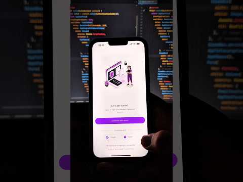 Authentication UI in Flutter | Clean Modern Login Screen Design #shorts