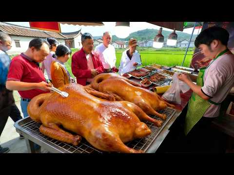 福建厦门乡村柴火沙焖鹅肉，400元一只全是200 天狮头鹅，现焖现卖香气扑鼻#麦总去哪吃