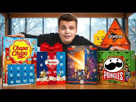 I BOUGHT NEW YEAR'S ADVENT CALENDARS WITH FOOD!