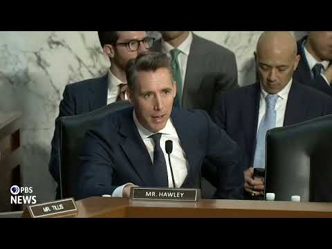 WATCH: Sen. Hawley questions FBI Director Patel in hearing on his leadership