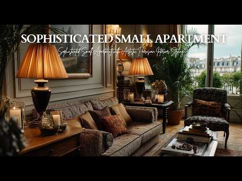 Sophisticated Small Apartment with Artistic Parisian Interior Styling