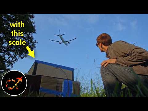 I weighed an airplane... while it was flying!