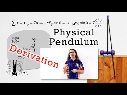 Physical Pendulum - Period Derivation and Demonstration using Calculus