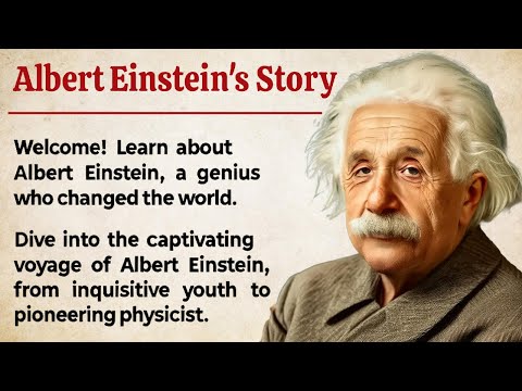 Albert Einstein’s Story 🔥| Learn English Through Story | Improve Listening Skills