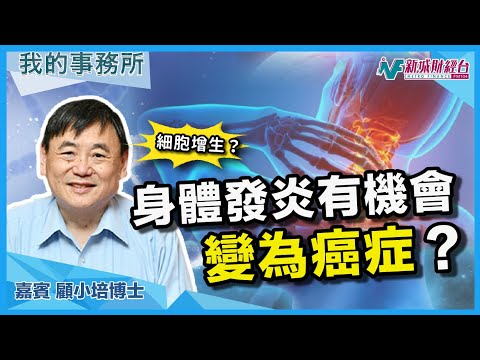 【我的事務所】發炎竟有機會變為癌症？身體細胞是如何運作的？｜顧小培 劉婉芬