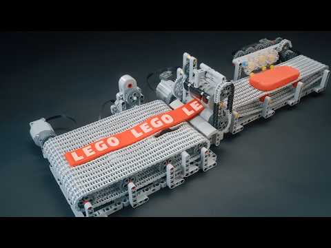 LEGO Factory Line - Making and Testing #lego #rollingmill #satisfying