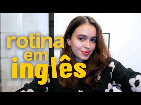 conversando vocabulários simples em inglês enquanto faço skincare