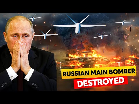 249 Ukrainian Drones ATTACK for Hours — Russia’s Billion-Dollar Airfield ERASED