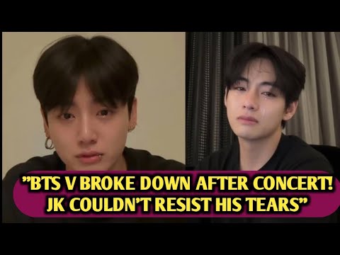 "Breaking"💔Taehyung Broke Down After The Concert, Jungkook Couldn't Hold Back His Tears.