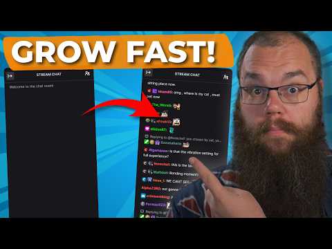 6 SIMPLE Lessons to get MORE CHATTERS on Twitch
