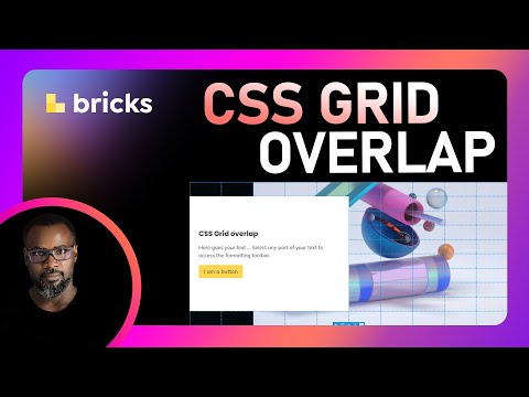 Easily overlap content with CSS Grid in Bricks Builder | WordPress Tutorial