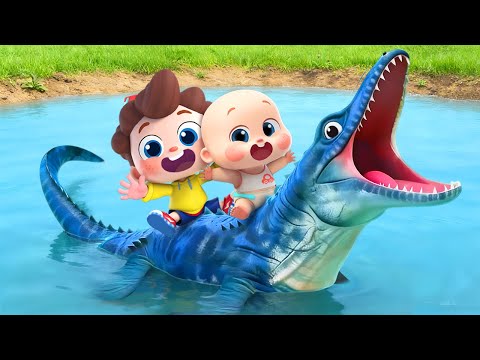 Baby Learns Dinosaurs | Dinosaurs in My House | Dinosaur story | Nursery Rhyme & Kids Song | BabyBus