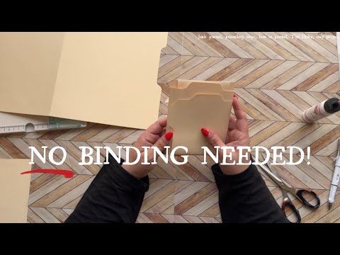 😳 You’re Making Journals the Hard Way — Try This Folder Trick!