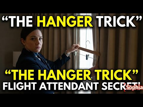 The "Hanger Trick": Why Flight Attendants Lock Curtains Like This