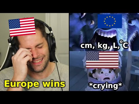American Reacts to EUROPE vs. USA Memes | #6
