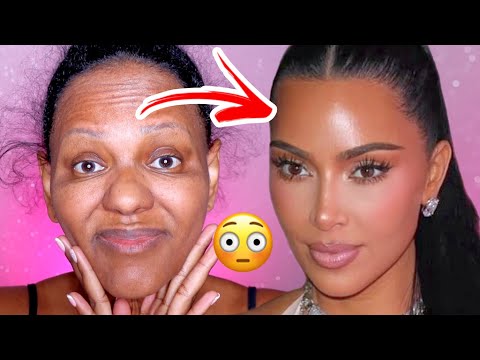 Makeup Transformation Kim Kardashian Inspired 😱🔥🔥 #makeuptutorial 