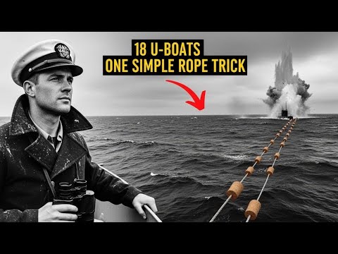 They Mocked His Rope Trick Until He Killed 18 German U-Boats in 8 Months😱