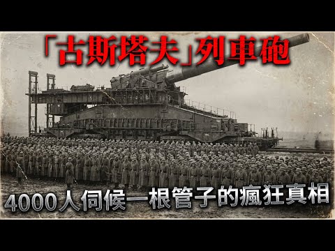 4000人伺候一根管子！納粹「古斯塔夫」巨炮的瘋狂，一炮震碎地下30米。