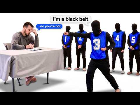 Can these Martial Artists fool a Black Belt?