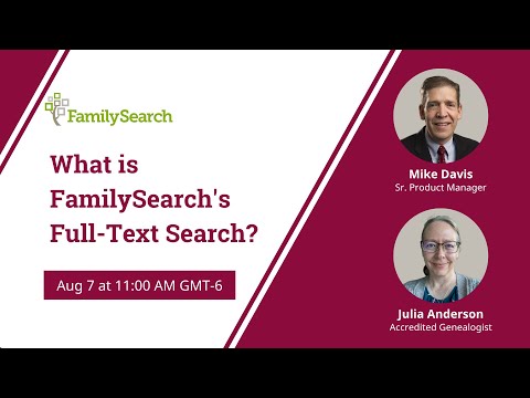 What is FamilySearch's Full-Text Search?