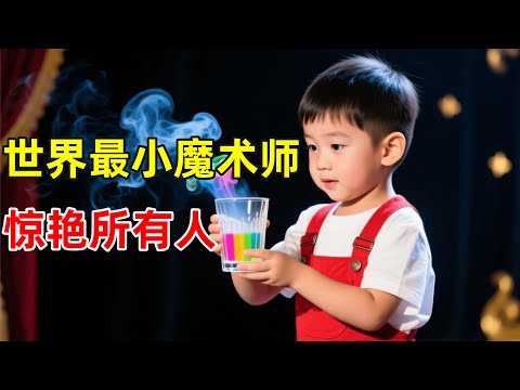 6岁男孩世界最小魔术师,精湛技术引全场评委震惊!【草根大明星】