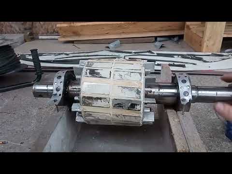 Асинхронный мотор в генератор на магнитах - нюансы и детали / ЭДС / Залипания / Расчет энергии