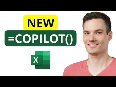 Excel Just Got Smarter — Meet the NEW =COPILOT() Function