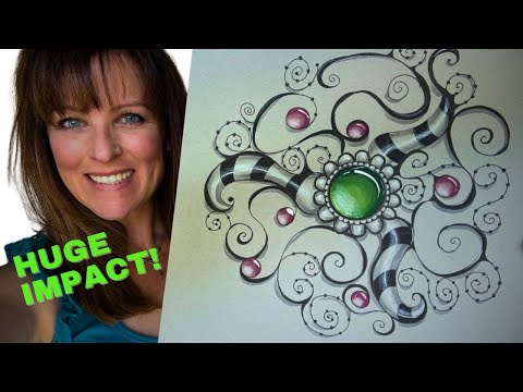 3 EASY Steps to DRAMATICALLY Improve your Zentangles (and ALL of your ART)!