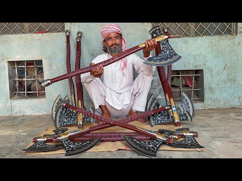 Amazing Real Leviathan Axe Making Process | incredible God war axe mass Production