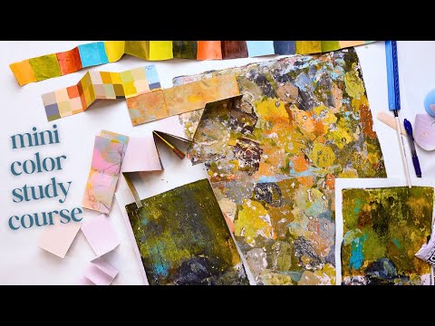 Mini-Course: Color Studies for Mixed Media Art (So Fun!)