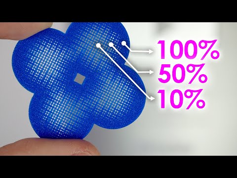 Gradient Infill - NEW efficient infill for 3D prints!