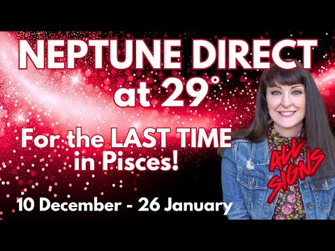 Why have the last 15 years been so hard? It's the end of the struggle with Neptune Direct in Pisces!