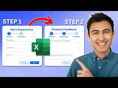 Make a Multi-Step User Form in Excel