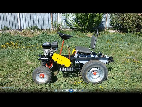 Деревенский ПОМОЩНИК из металлолома! Часть 2. ТРАКТОРЁНОК!