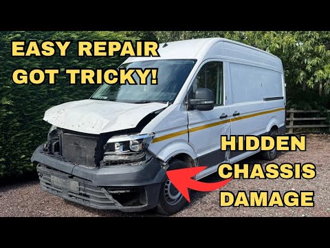 REPAIRING A CRASH DAMAGED VW CRAFTER WITH A FEW HIDDEN SURPRISES!
